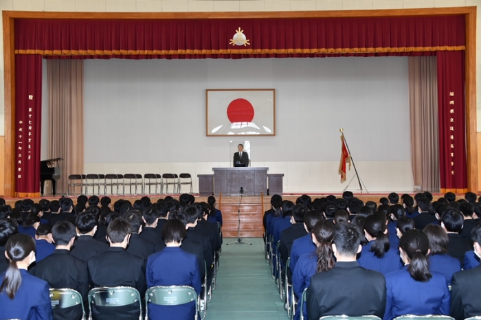 同窓会入会式が行われました(2021年2月）