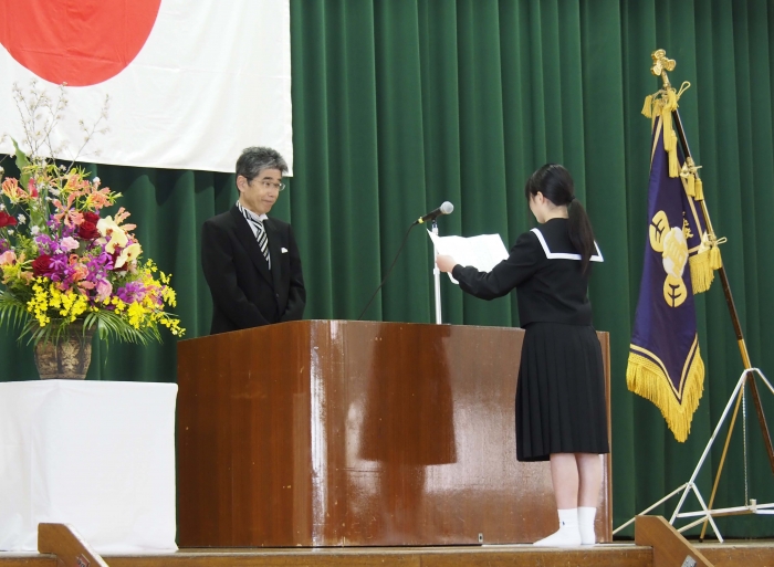 令和６年度入学式が行われました